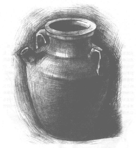 罐子素描画法