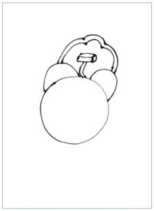 小闹钟儿童画画法步骤01