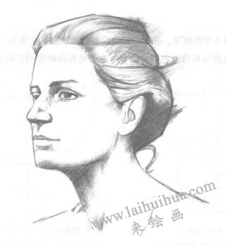 头部素描的绘制步骤05