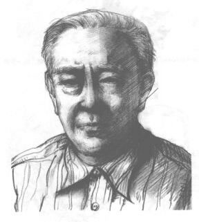 老年人头部素描绘制实例04