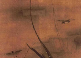 《秋柳双鸭图》赏析