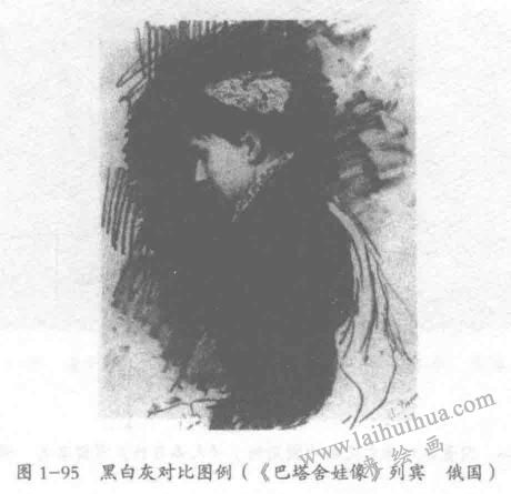 绘画黑白灰对比