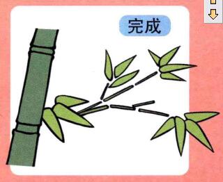 竹子儿童画