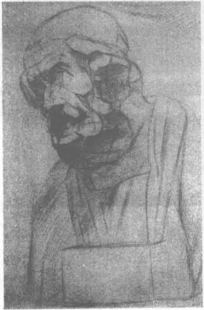 荷马石膏头像素描画法步骤03