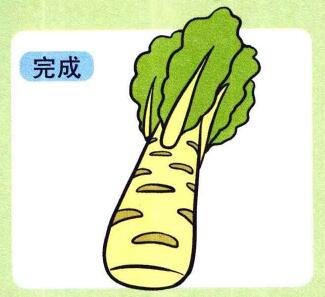 莴苣儿童画