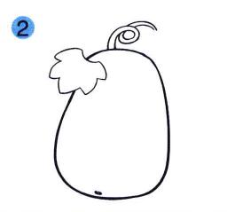 冬瓜儿童画画法步骤02