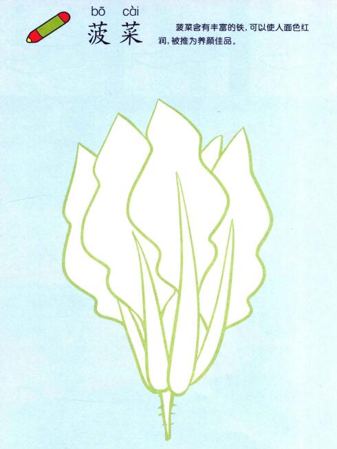 菠菜儿童画