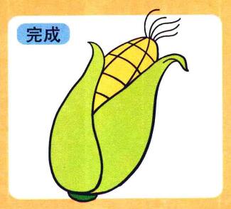 玉米儿童画