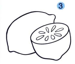 柠檬儿童画画法步骤03
