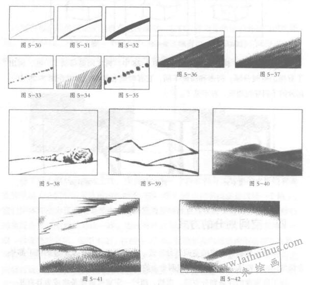 风景素描入门知识：空间划分的方式