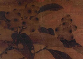 《枇杷山雀图》赏析