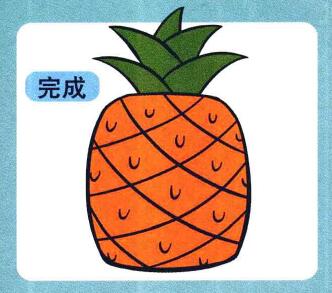 菠萝儿童画