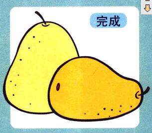 梨的儿童画画法步骤04