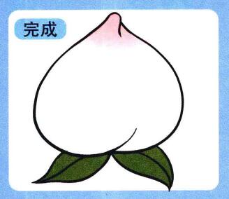 桃子儿童画