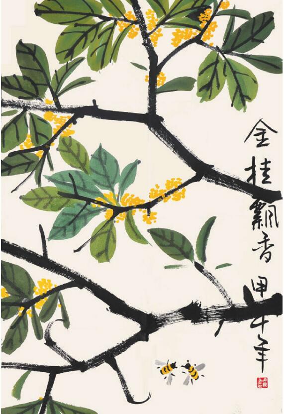 蜜蜂儿童国画