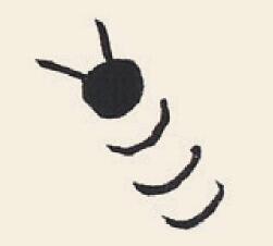 蜜蜂儿童国画画法步骤03