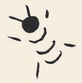 蜜蜂儿童国画画法步骤04