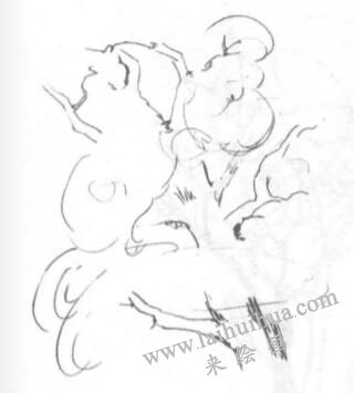 树木风景素描绘制方法01