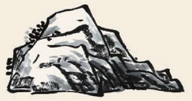 山坡儿童国画画法步骤03