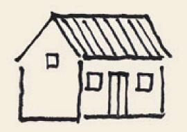 房屋儿童国画画法步骤03