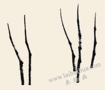 春山新雨儿童国画画法步骤01