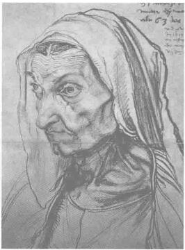 炭笔人物画