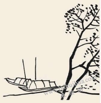 水乡金秋儿童国画画法步骤02