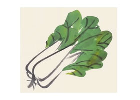 白菜儿童国画（一）