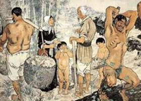 徐悲鸿《愚公移山》欣赏