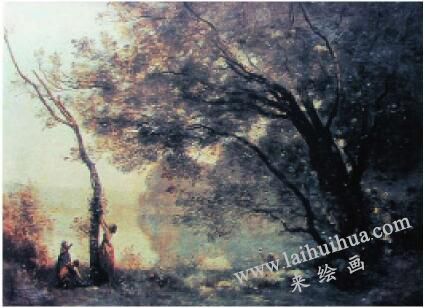 《蒙特方丹的回忆》【法国】柯罗