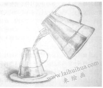 形的联想作品二 ，设计素描