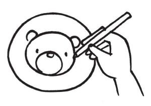 动物简笔画图案书签02