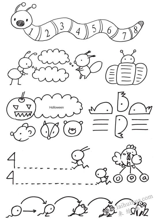 动物简笔画在墙报和板报的应用03