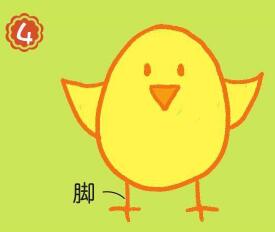 小鸡简笔画