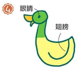 鸭子简笔画