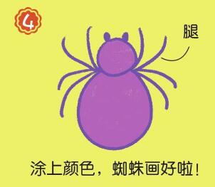 蜘蛛简笔画