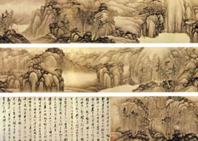 清代龚贤《溪山无尽图》赏析