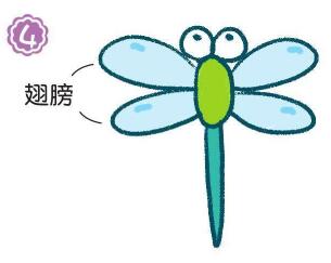 蜻蜓简笔画