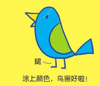 鸟儿简笔画