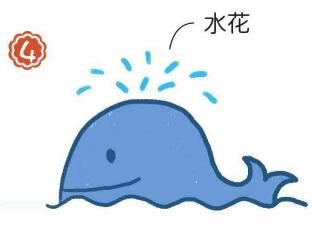 抹香鲸简笔画