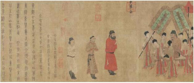 现藏故宫博物院的《步辇图》