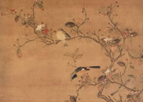 元代任仁发《秋水凫鹜图》欣赏