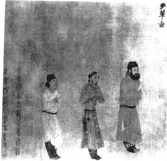 初唐阎立本的人物画真伪鉴别