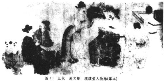 南唐周文矩的人物画