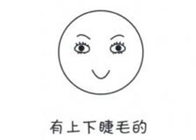 人物眼睛简笔画