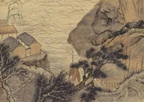 清代石涛《巢湖图》欣赏