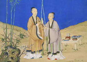 郎世宁《平安春信图》