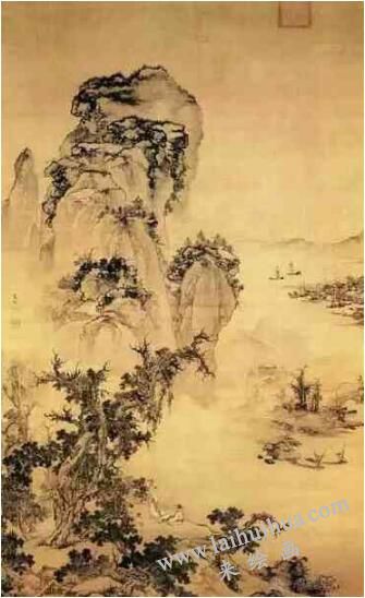 朱端《烟江远眺图》   