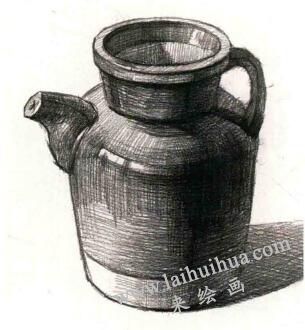 陶壶素描作画步骤05