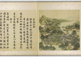 圆明园《长春仙馆》图